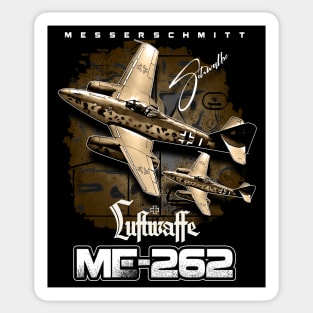 Messerschmitt ME-262 Luftwaffe Aircraft Sticker